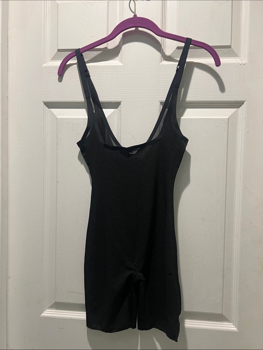 SKIMS Black Sculpting Slip Short Bodysuit NWT